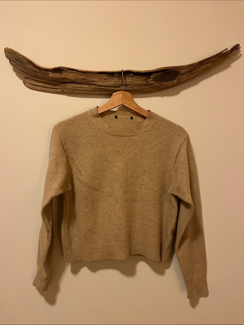 Vintage Women’s Crewneck Wool Cropped Sweater
